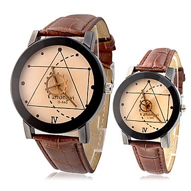 relógios de pulso do par (Banda Cores sortidas) #00722941