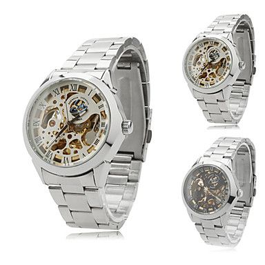 relógio de pulso analógico mecânico (sliver) #00269005